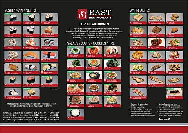 Taste 150 Speisekarte